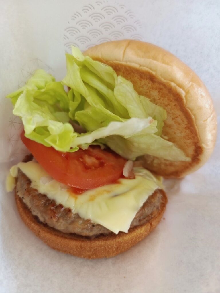 モーニング野菜チーズバーガー２